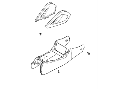 Hyundai Center Console Base - 84610-2V110-RY