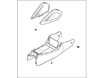 Hyundai 84610-2V110-RY Console Assembly-Floor