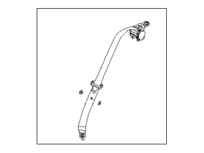 Hyundai 89820-2H500-9P Rear Right Seat Belt Assembly