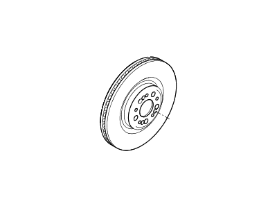 Hyundai Brake Disc - 51712-D2110