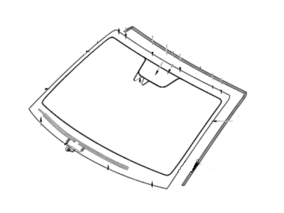 Hyundai Elantra Windshield - 86111-F2130