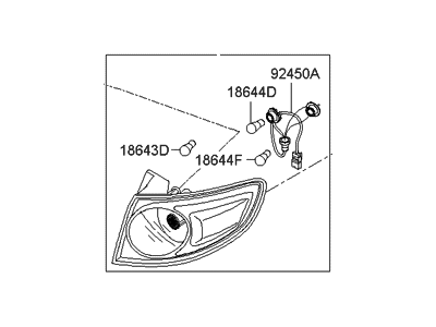 Hyundai 92402-0W050 Lamp Assembly-Rear Combination Outside,RH