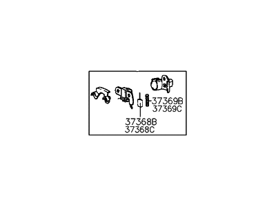 1990 Hyundai Sonata Voltage Regulator - 37370-32500