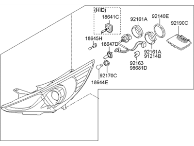 Hyundai 92101-3Q100