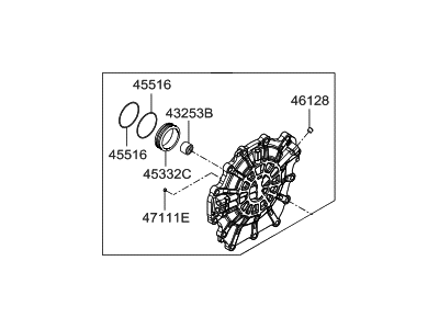 Hyundai 45320-2F000 Cover Assembly-Case Rear