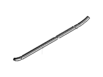Hyundai 82356-3K001-QD Weatherstrip-Front Door Trim Lower LH
