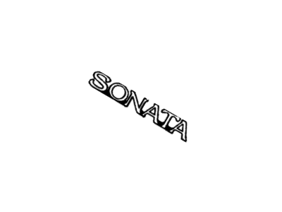 Hyundai 86311-34000 Sonata Emblem