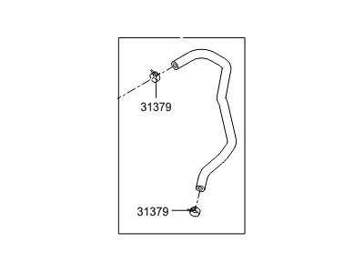 Hyundai 26710-2E200 Hose Assembly-Breather