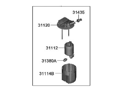2022 Hyundai Kona N Fuel Sending Unit - 31120-I3000