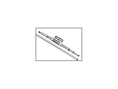 Hyundai 98360-2F000 Passeger Wiper Blade Assembly