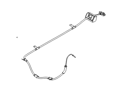 2020 Hyundai Tucson Parking Brake Cable - 59750-D3100