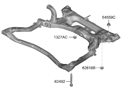 Hyundai Elantra N Front Cross-Member - 62400-IB000