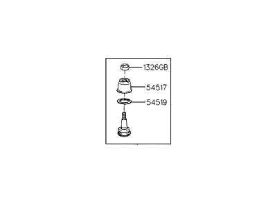 1995 Hyundai Sonata Ball Joint - 54503-34A00