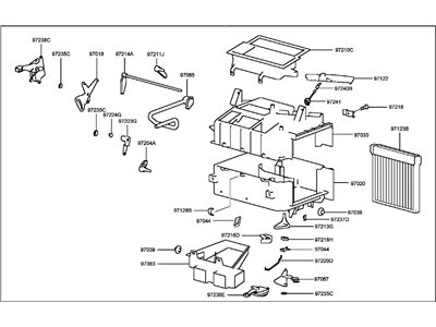 Hyundai 97200-38100 Heater Unit