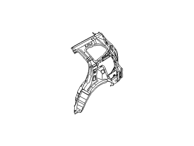 Hyundai 71601-2B200 Panel Assembly-Quarter Inner,LH