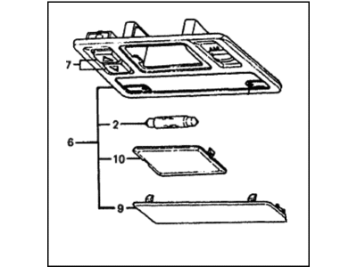 Hyundai Excel Interior Light Bulb - 92800-21300-BF-D
