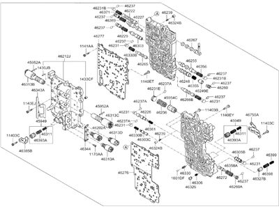 Hyundai Valve Body - 46210-2F000