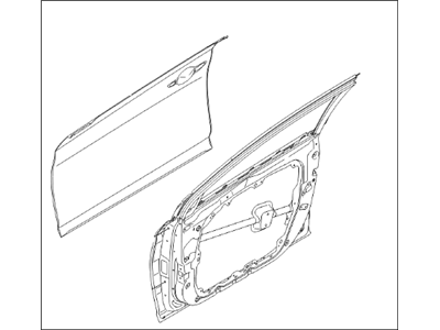 Hyundai 76004-C2000 Panel Assembly-Front Door,RH