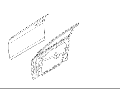 Hyundai 76003-C1000 Panel Assembly-Front Door,LH