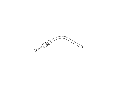 2000 Hyundai Accent Fuel Door Release Cable - 81590-25001