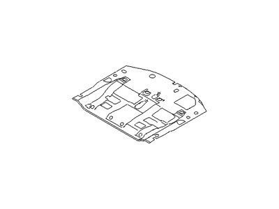 Hyundai 84265-B8000-RYN Carpet Assembly-Rear Floor