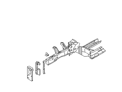 Hyundai 64605-3Y000 Member Assembly-Front Side,LH