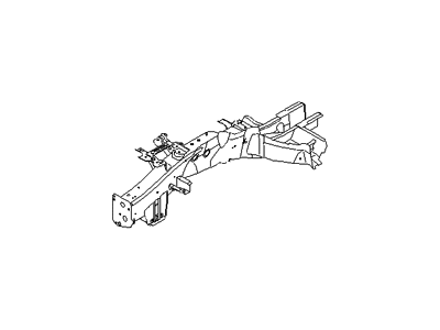 Hyundai 64601-0W000 Member Assembly-Front Side,LH