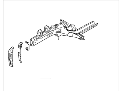 Hyundai 64606-1R301 Member Assembly-Front Side,RH