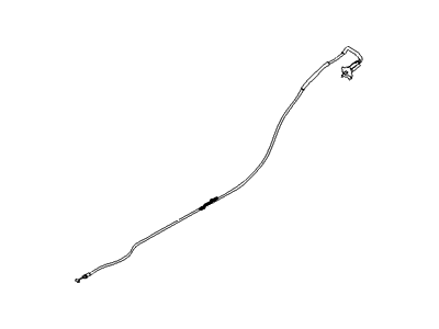 2005 Hyundai Accent Fuel Door Release Cable - 81590-1E200