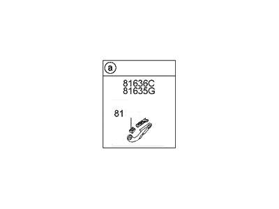 Hyundai 81638-3S000 Shoe Assembly-Rotate