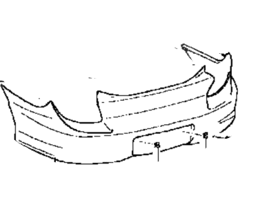 1998 Hyundai Tiburon Bumper - 86610-27010