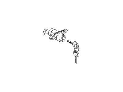 Hyundai Trunk Lock Cylinder - 81250-25A00