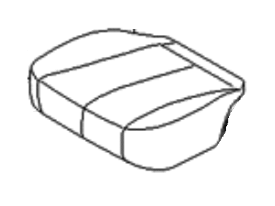 Hyundai 88160-0A000-FZO Front Driver Side Seat Cushion Covering
