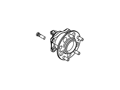 Hyundai 52730-F2000 Rear Wheel Hub And Bearing Assembly