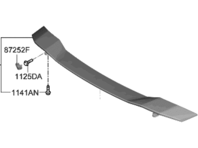 Hyundai Elantra N Spoiler - 87210-IB000-EB