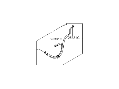 2006 Hyundai Azera Oil Cooler Hose - 25425-3L270