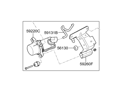 2022 Hyundai Genesis G90 Vacuum Pump - 59200-D2000