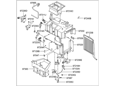 Hyundai 97200-3D200 Heater Unit