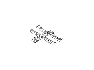 Hyundai 65130-3Q000 Reinforcement Assembly-Center Floor