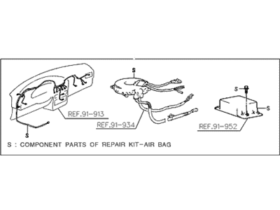 Hyundai 95990-22A12 Repair Kit-Air Bag