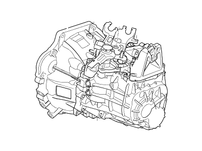 Hyundai 43000-3D539 Transmission Assembly-Manual