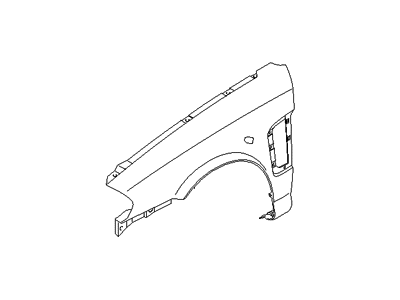 Hyundai 66321-2C030 Panel-Fender,RH