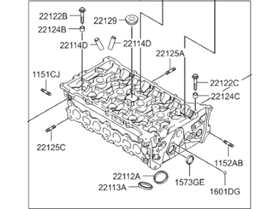 Hyundai 74RU5-2GF00 Head Assembly-Cylinder