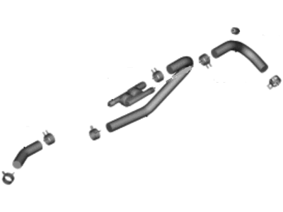 2019 Hyundai Santa Fe Brake Booster Vacuum Hose - 59120-C5240