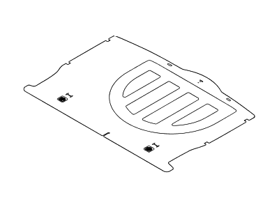 Hyundai 85710-2V150-RY Mat Assembly-Luggage Covering