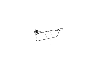 Hyundai Excel Sun Visor - 85201-24510-AR