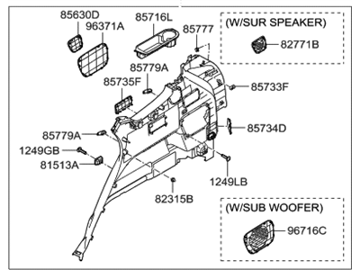 Hyundai 85730-B8010-RYN