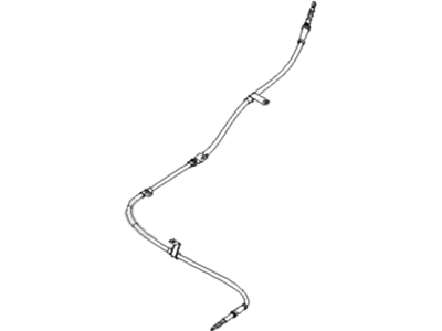 Hyundai Sonata Hybrid Parking Brake Cable - 59770-E6000