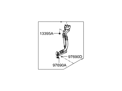 Hyundai 97761-2W500 Pipe & Tube Assembly