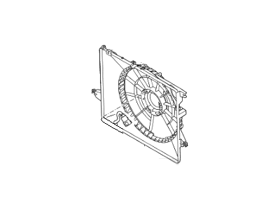 2014 Hyundai Santa Fe Sport Fan Shroud - 25350-4Z000